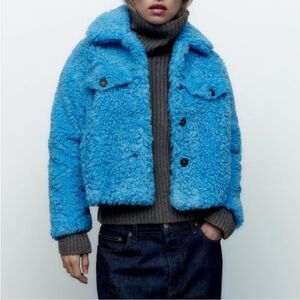 Zara Teddy Jacket New!